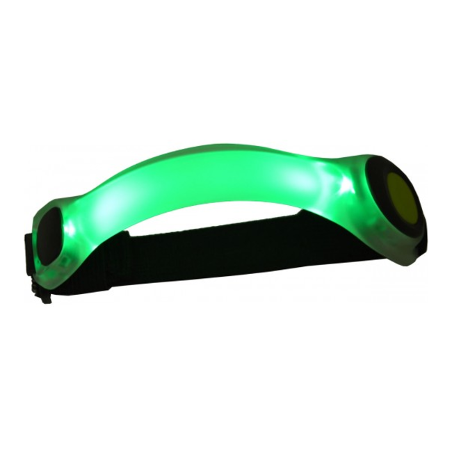 Fen Hardloop LED veiligheidsverlichting – armband - groen