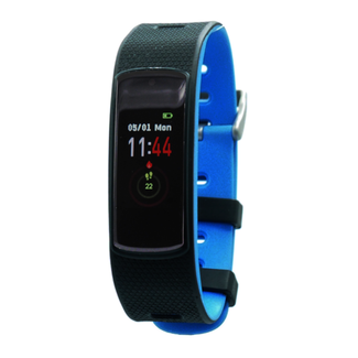 Fen Activity tracker - Met hartslagmeter - Slaaptracker - I6hr - blauw/zwart