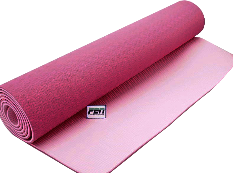 groep Vrijgekomen Stad bloem Fen Yoga Mat Roze – fitness mat – extra dik – geschikt voor yoga, crossfit,  fitness en hometraining