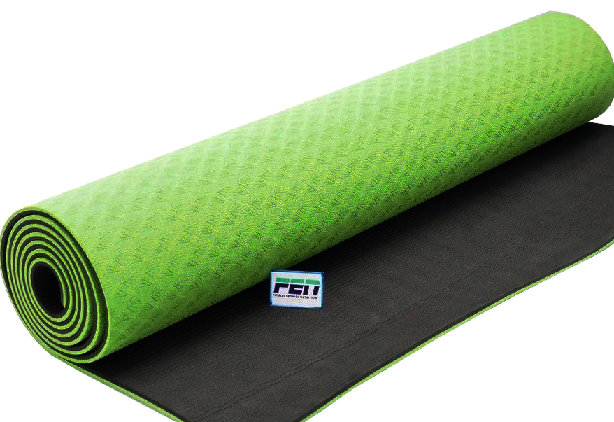 lunch Wederzijds Onderzoek het Yoga Mat Groen – fitness mat – geschikt voor yoga, crossfit, fitness en  hometraining - Fen-company