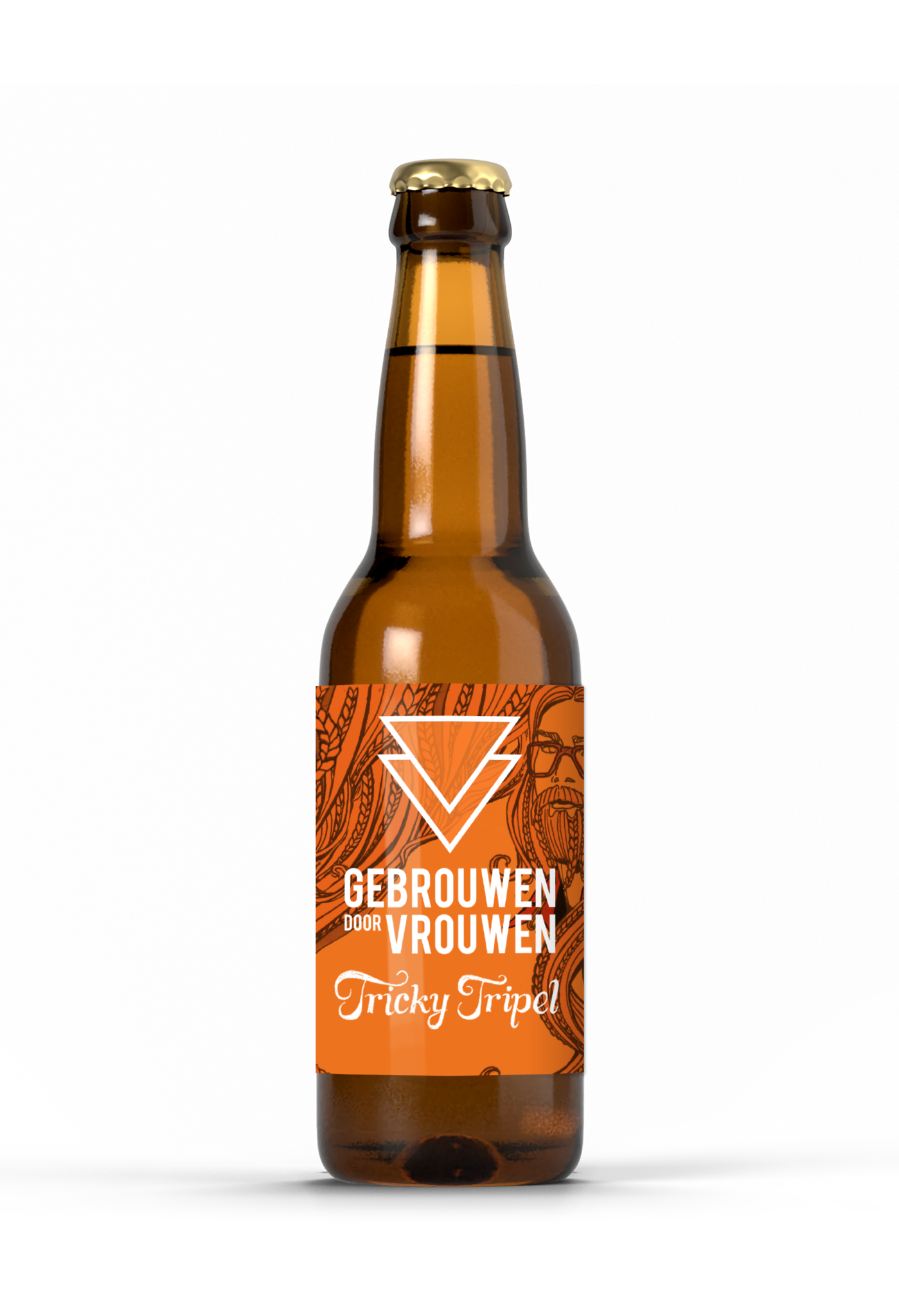 Gebrouwen door Vrouwen Tricky Tripel 24x33CL
