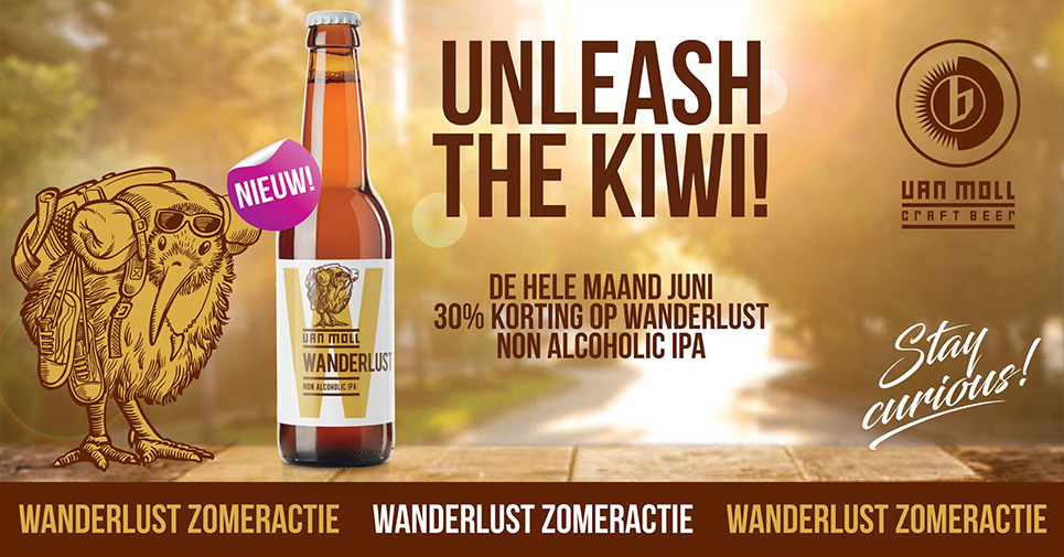 Nieuwe Belgian IPA & 30% korting op Van Moll Wanderlust!