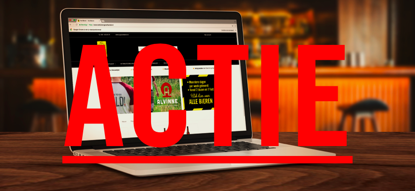 Actie bij Van Bieren!