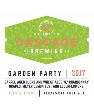 Cascade Brewing Cascade Brewing Garden Party 2017 12x50CL
