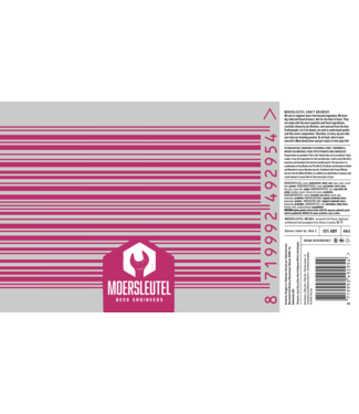 Moersleutel Moersleutel Barcode Platinum & Pink Blik 12x44CL