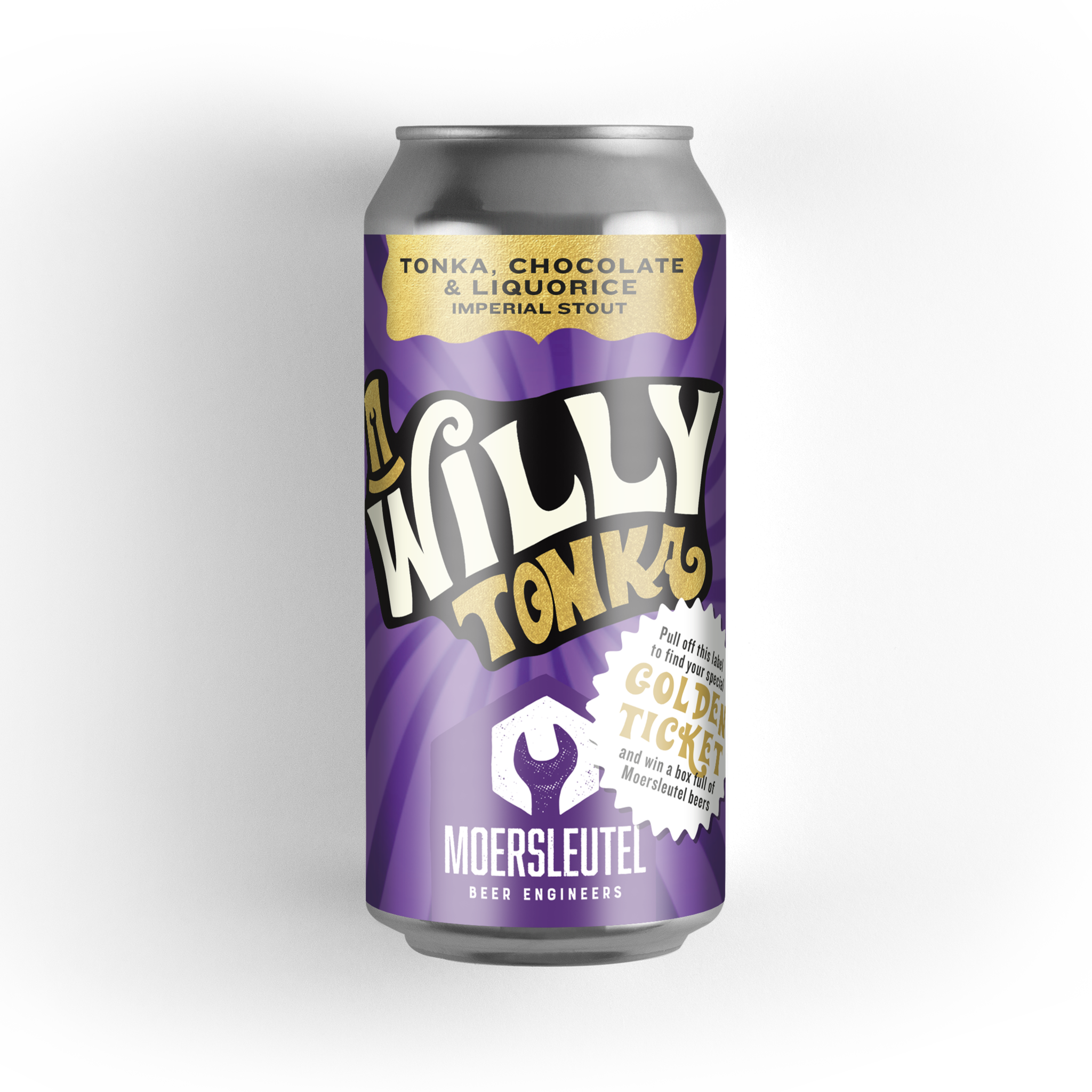 Moersleutel Willy Tonka Chocolate & Liquorice 24x44CL
