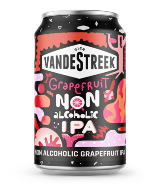 VandeStreek Grapefruit Non Alcoholic IPA 24x33CL