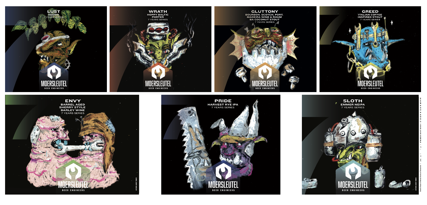 Moersleutel viert 7-jarig bestaan met 7 nieuwe bieren