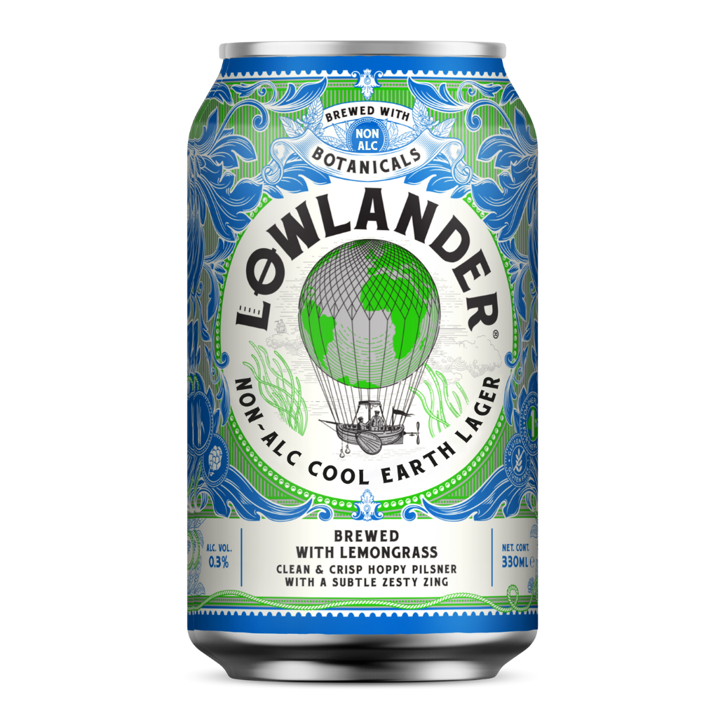 Lowlander 0.3% Cool Earth Lager Blik 12x33CL