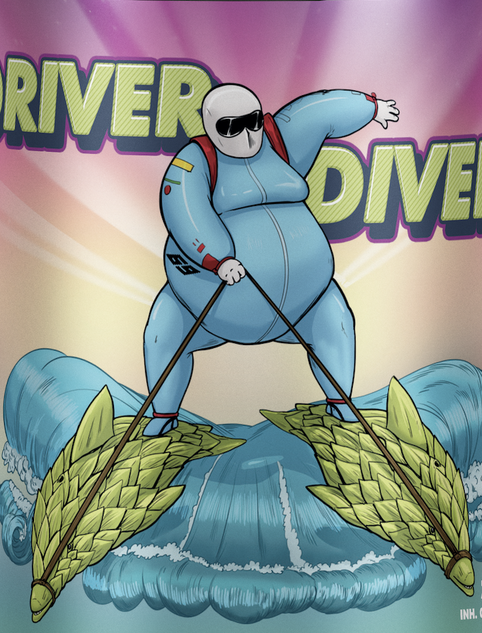 Hop Racer Driver Diver Fust 20L