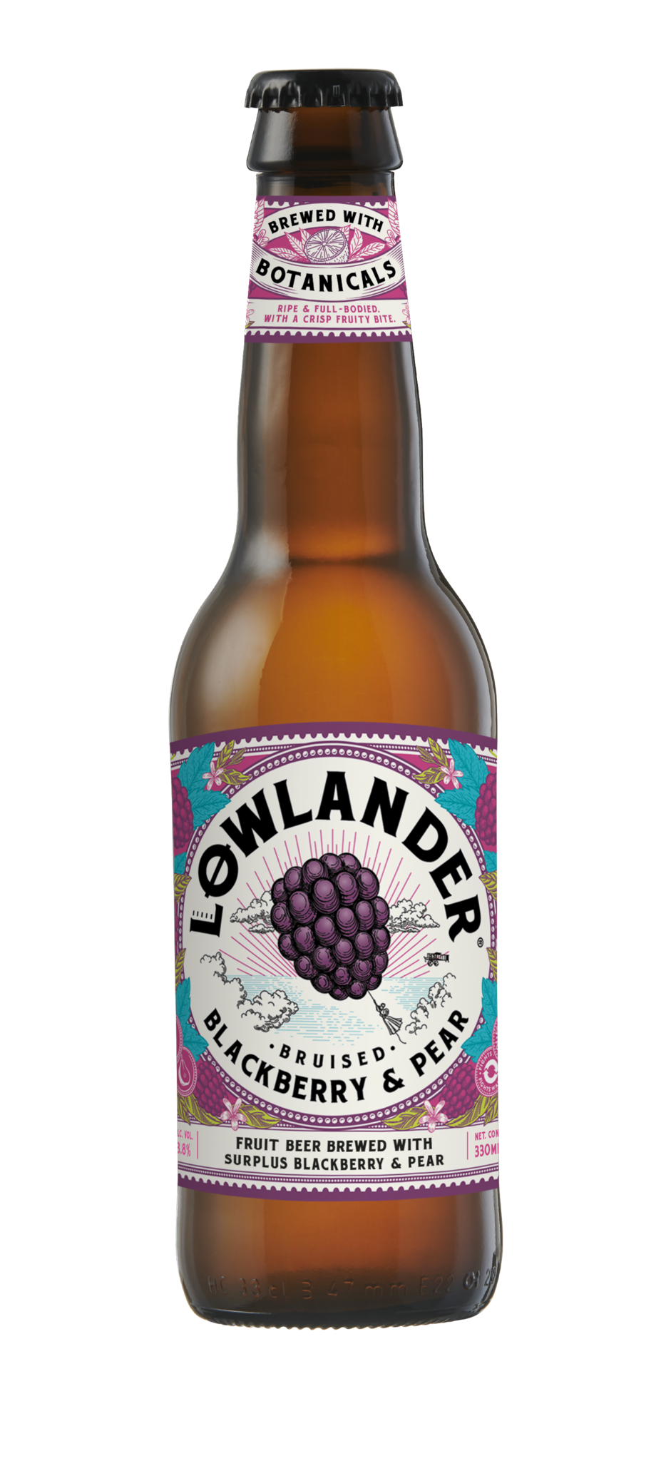 Lowlander Blackberry & Pear 12x33CL