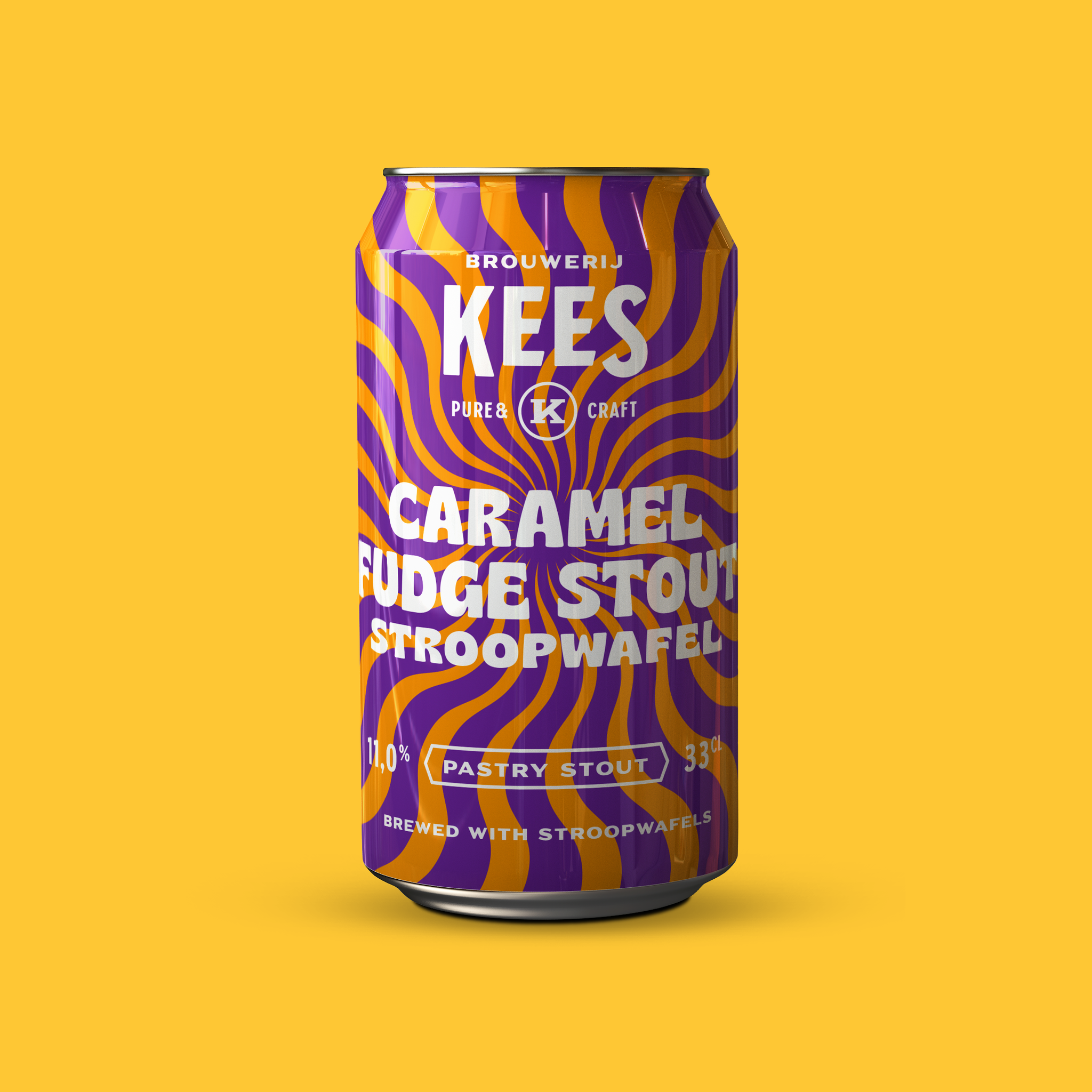 Brouwerij Kees Caramel Fudge Stout Stroopwafels 24x33CL