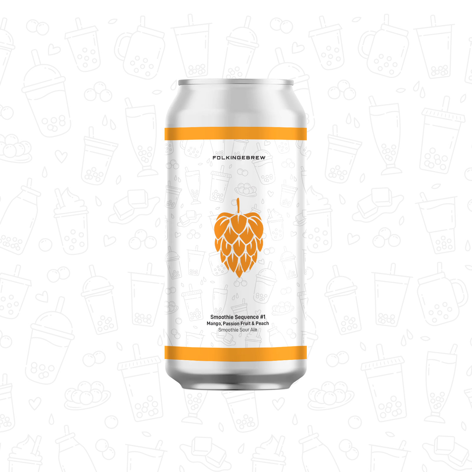 Folkingebrew Smoothie Sequence #1: Mango, Passion Fruit & Peach 12x44CL