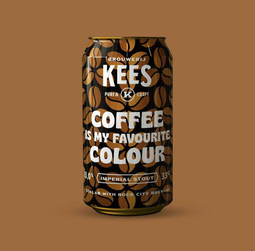 Brouwerij Kees & Rock City Coffee is My Favourite Colour 24x33CL