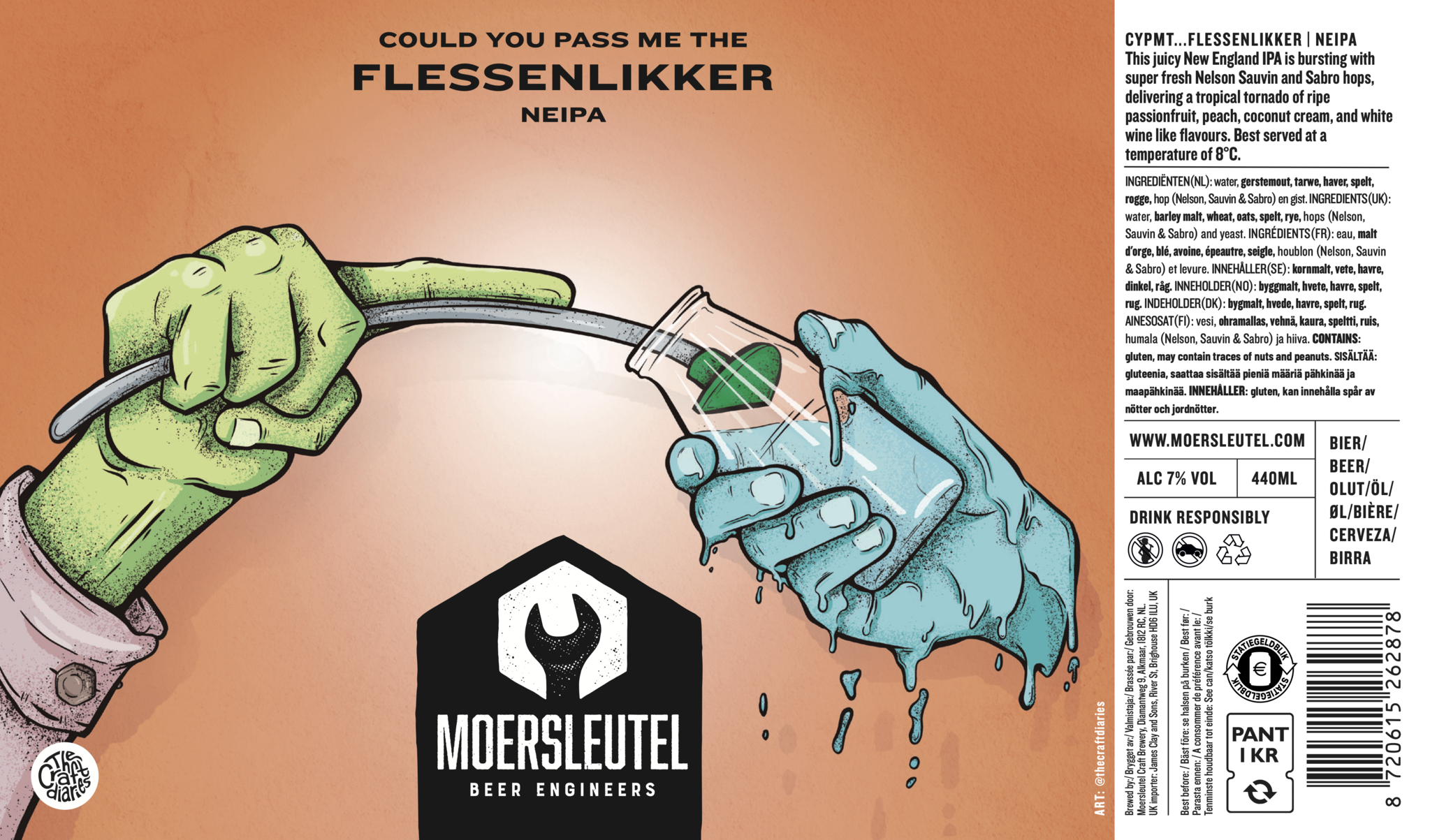 Moersleutel CYPTM Flessenlikker 12x44CL