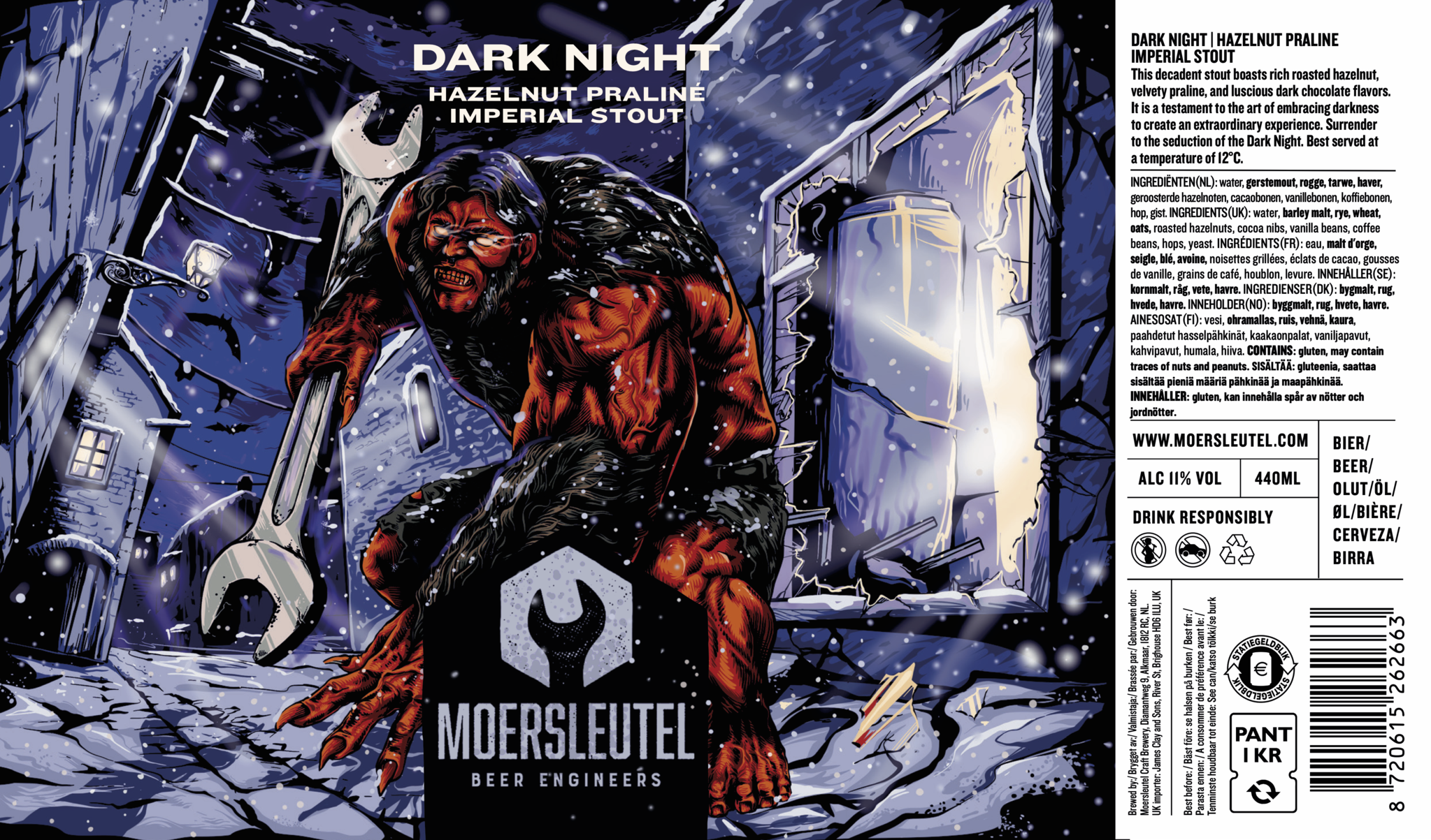 Moersleutel Hyde 4 - Dark Night 12x44CL