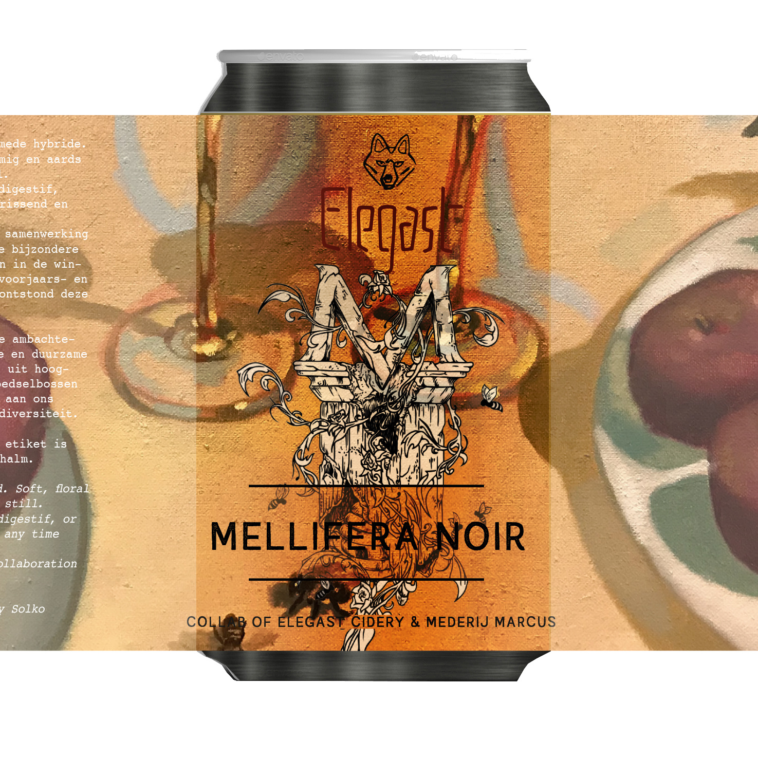 Elegast Cider Mellifera Noir (Cider-Mead Hybrid) 24x33CL