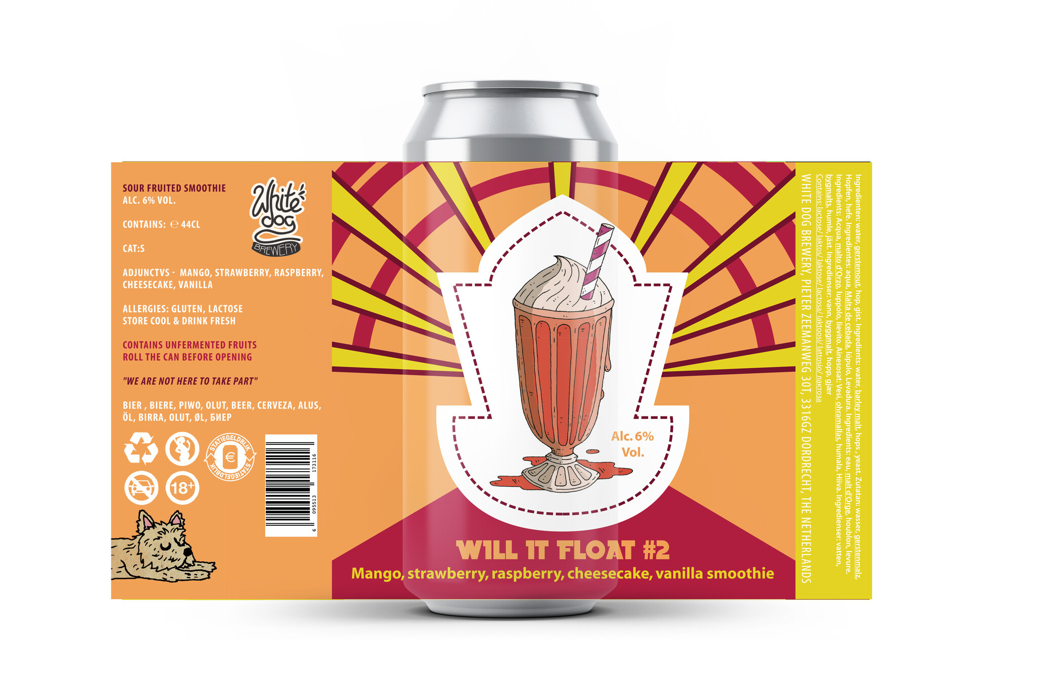 White Dog Brewery Will It Float #2 12x44CL