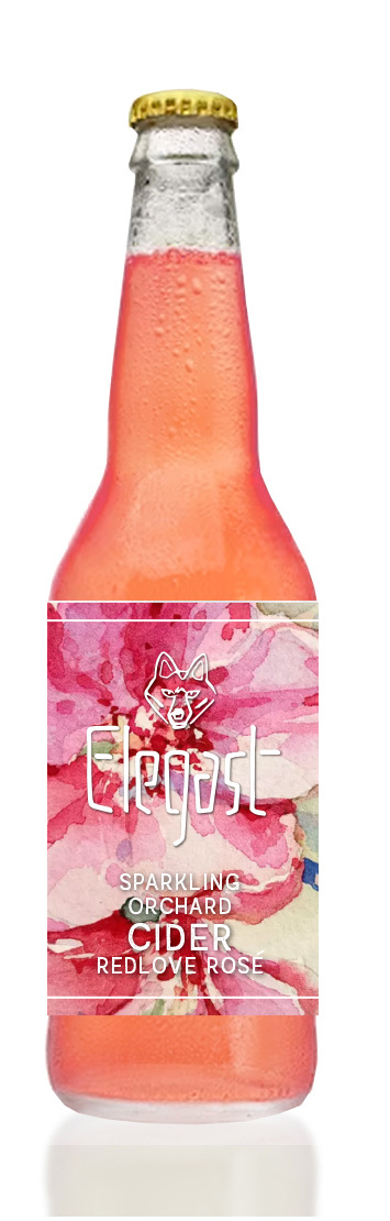 Elegast Cider Sparkling Orchard Redlove Rosé Cider 24x33CL