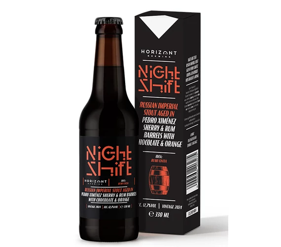 Horizont Brewing NS2024 RIS PX & Rum BA with choco & orange 12x33CL