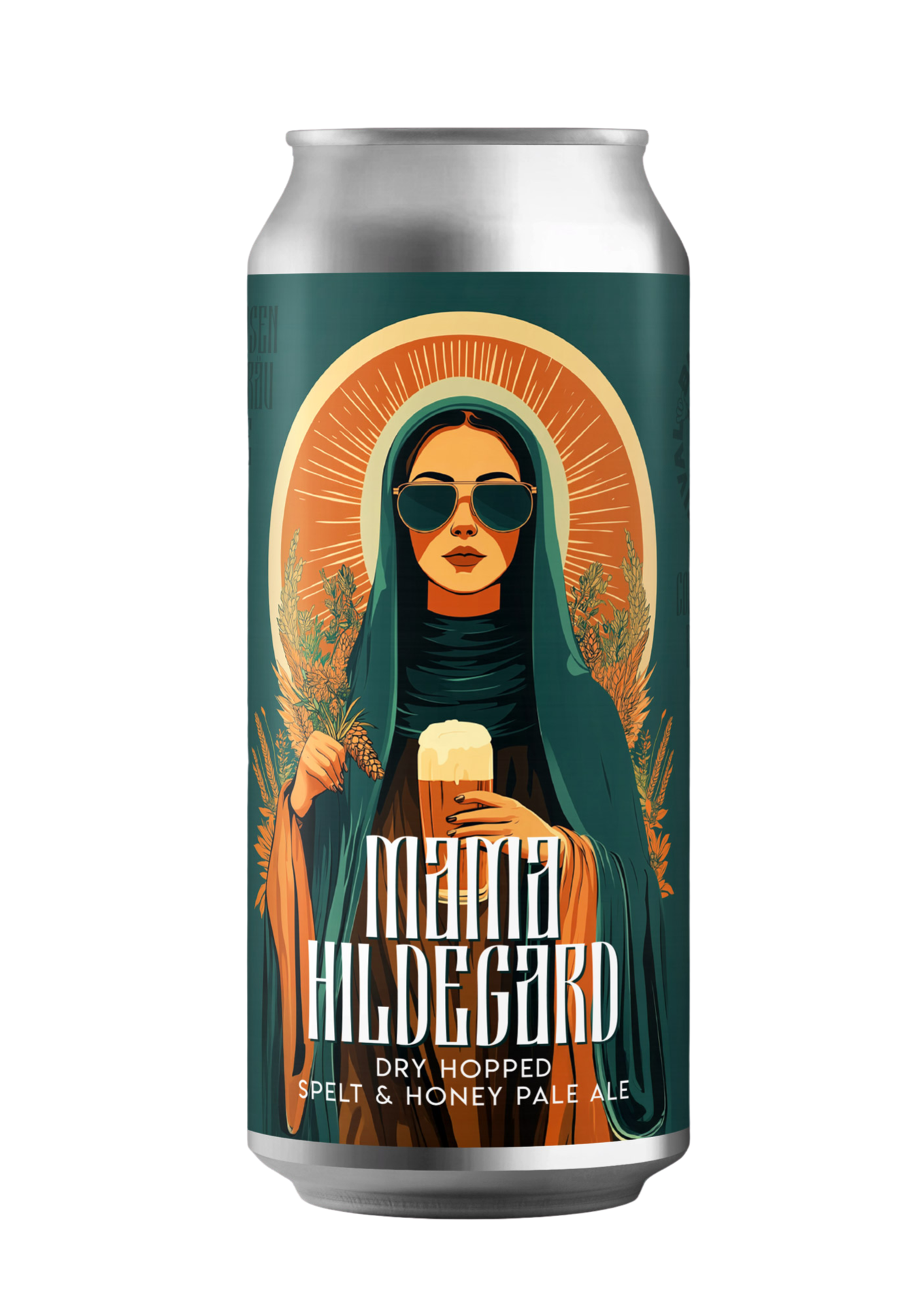 Schwarze Rose Mama Hildegard 12x44cl