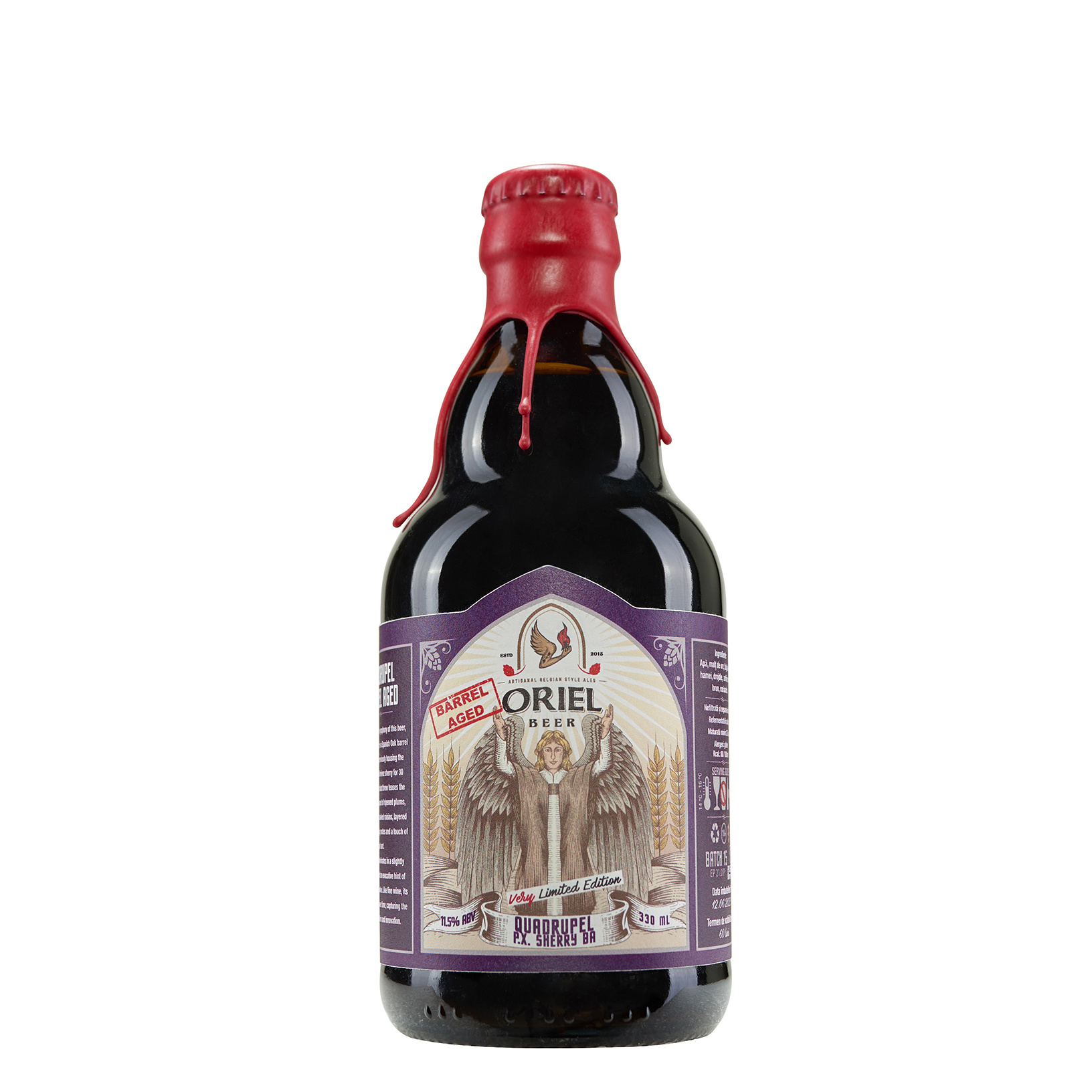 Oriel Quadrupel Pedro Cimenez BA 12x33CL