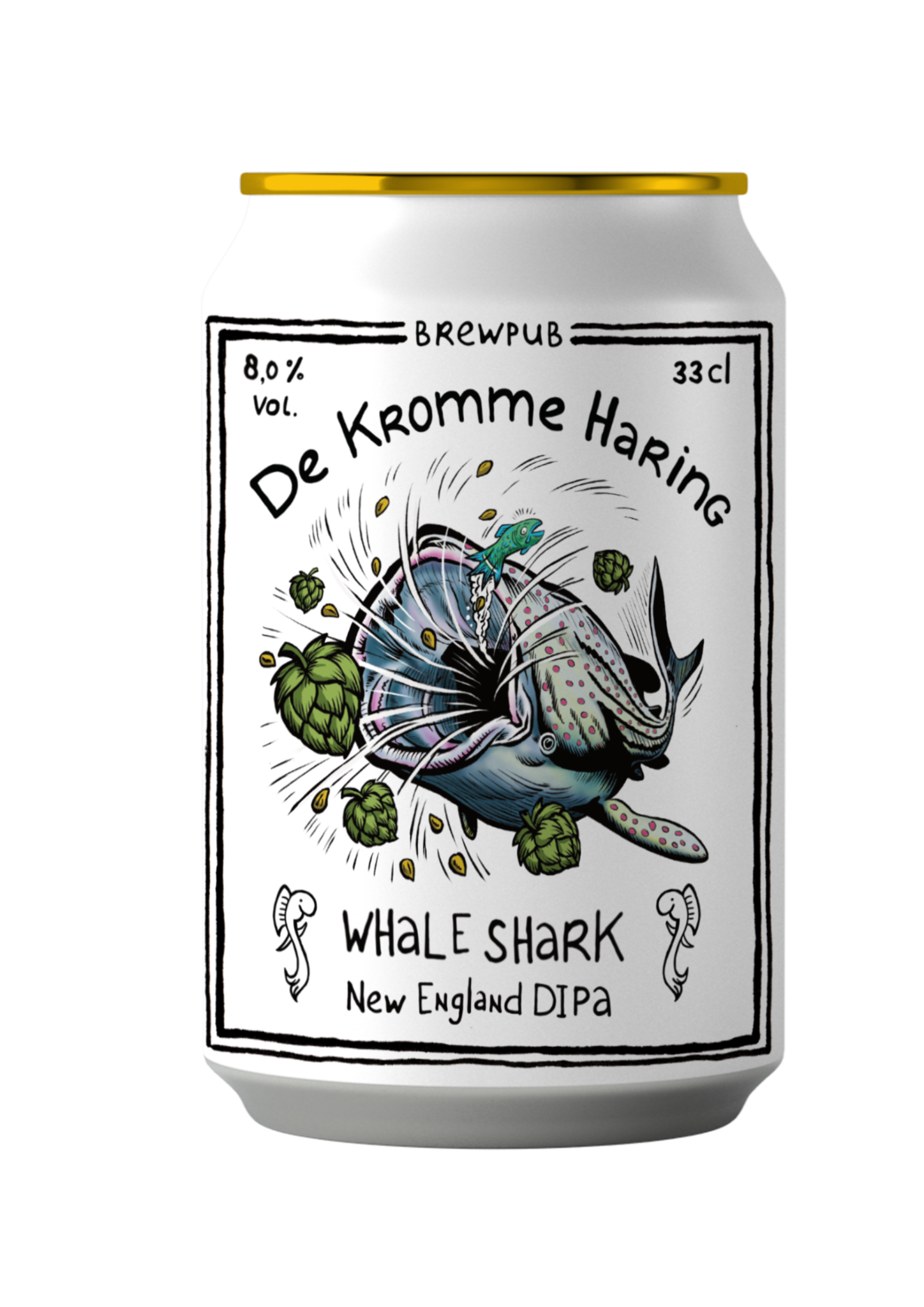 De Kromme Haring Whale Shark HBC638/Citra 24x33CL