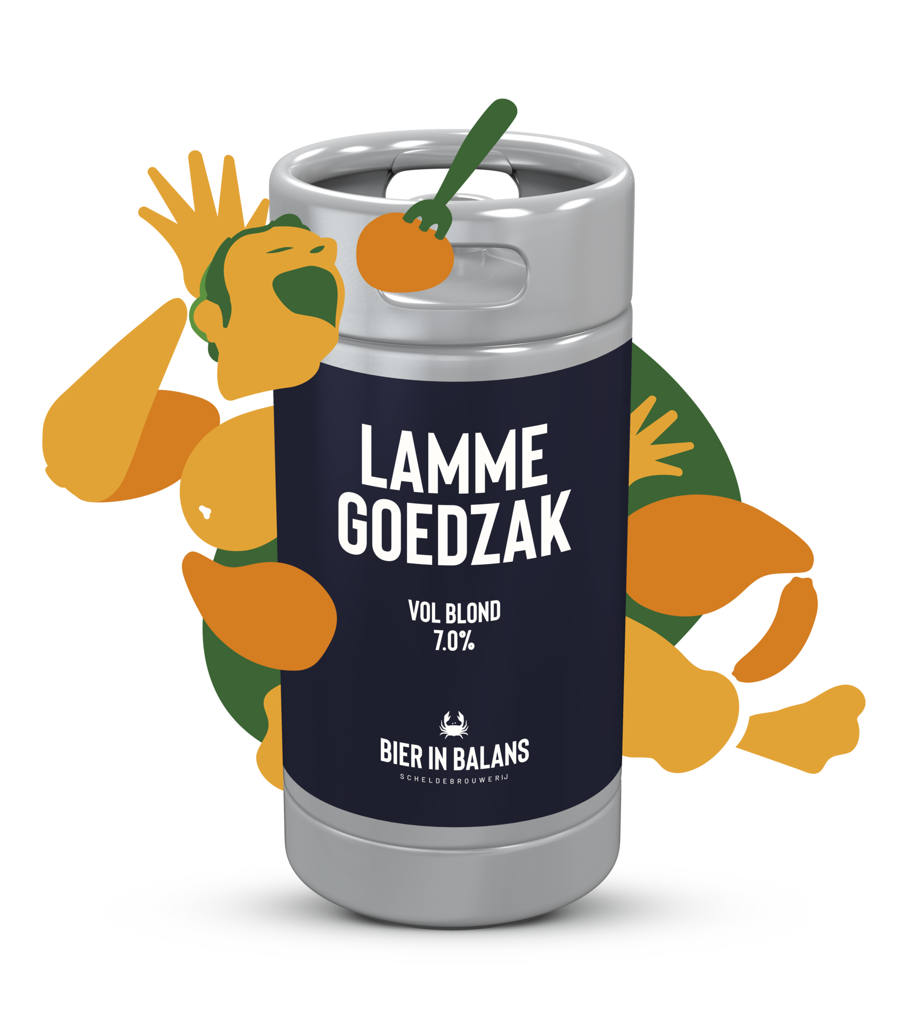 De Scheldebrouwerij Lamme Goedzak (Emb. 60.-) Fust 20L