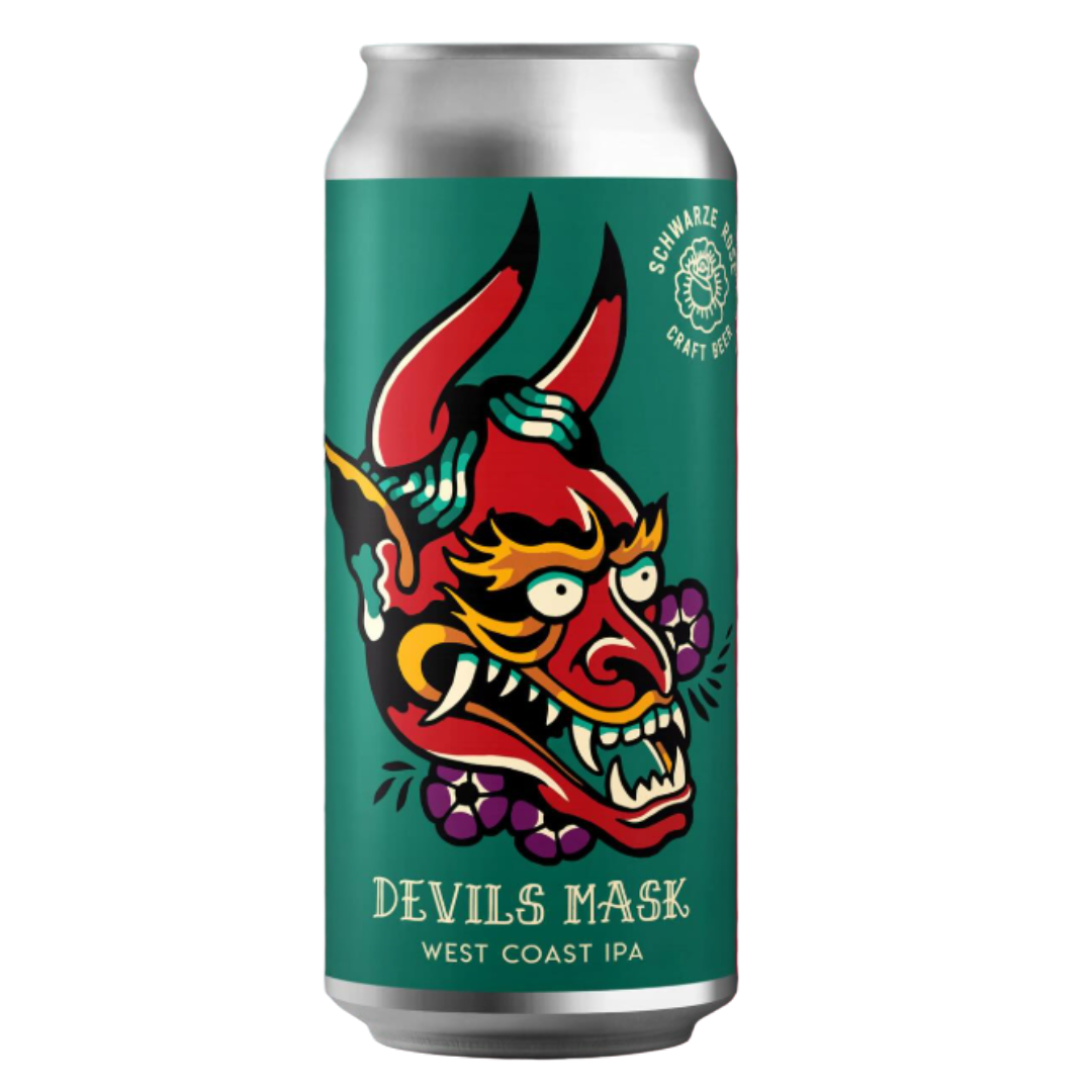 Schwarze Rose Devils Mask 12x44cl