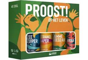 Giftpack Proost op het Leven! 6x4x33CL