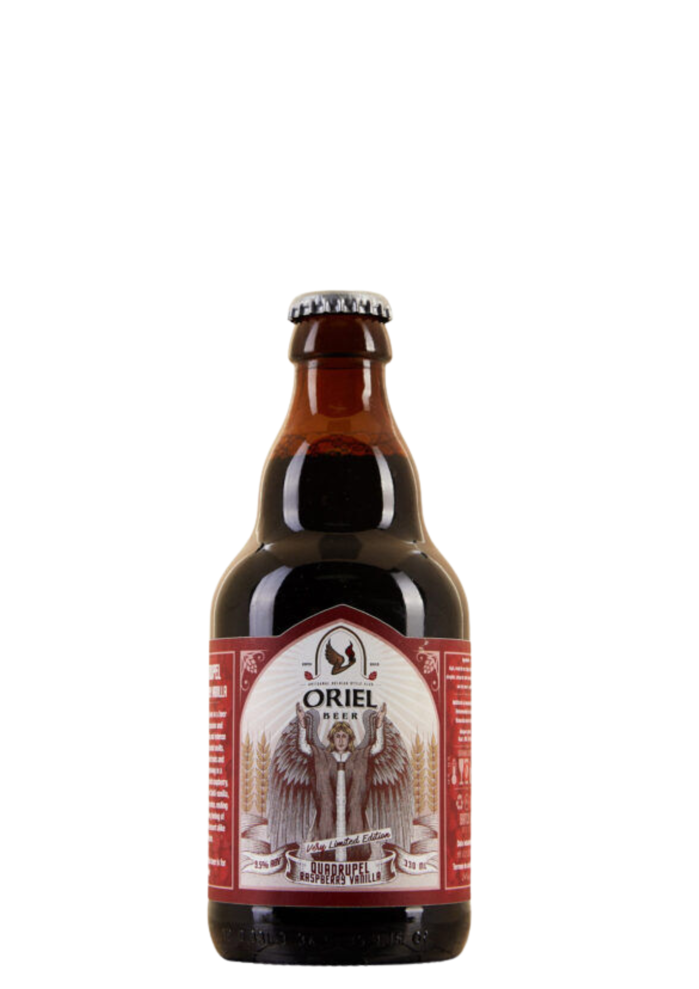 Oriel Quadrupel Raspberry Vanilla 12x33CL
