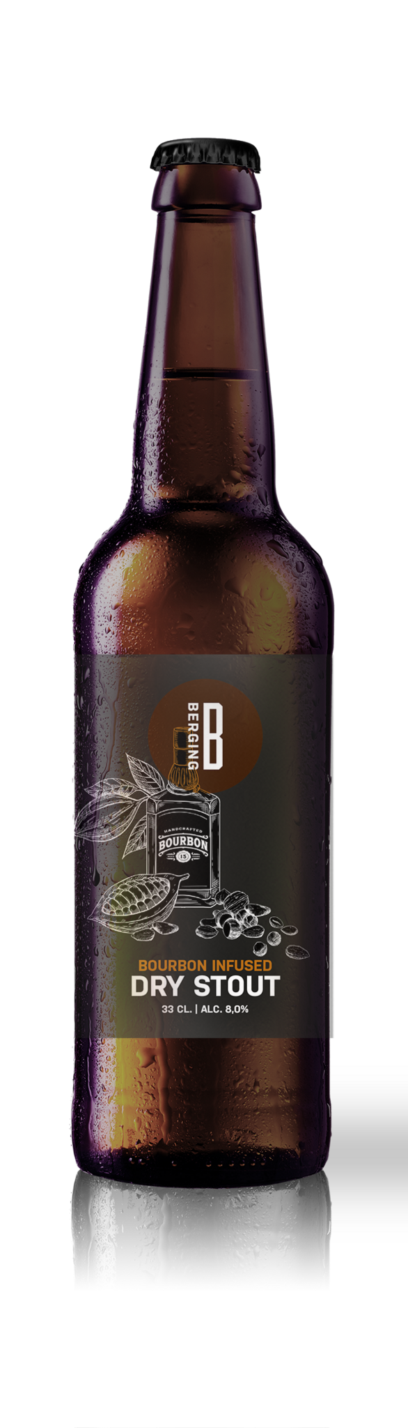 Berging Brouwerij DS26 - Dry Stout Bourbon Infused 12x33CL