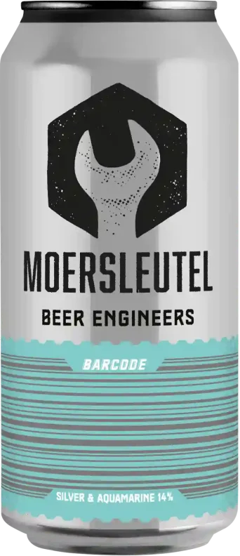 Moersleutel Barcode Silver & Aquamarine 12x44CL
