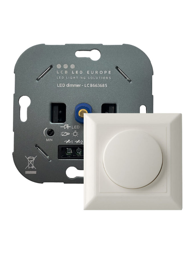 LED Dimmer 5-150W - Universeel Fase afsnijding - Compleet