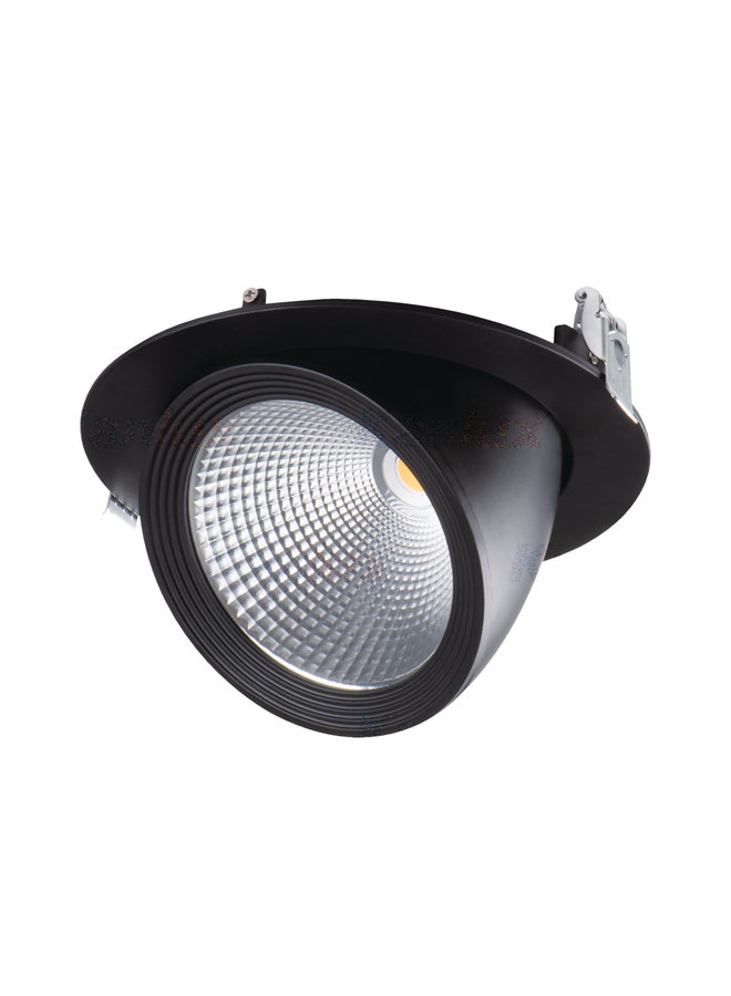 LED Downlight banaanspot zwart - 23W 110lm p/w - 4000K - 3 jaar garantie