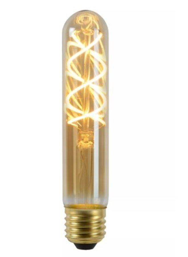 LED filament dimbaar  lamp - E27 T32 - 4,9W 2200K Amber