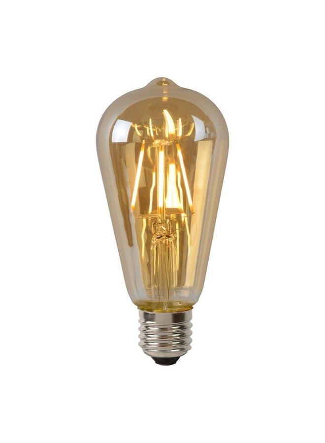 LED Filament lamp dimbaar - E27 ST64 5W 2700K - Amber