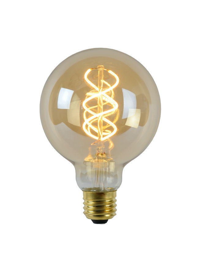 LED FIlament lamp TWILIGHT met schemersensor - E27 G95 4W 2200K