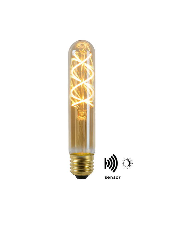 LED FIlament lamp TWILIGHT met schemersensor - E27 T32 4W 2200K