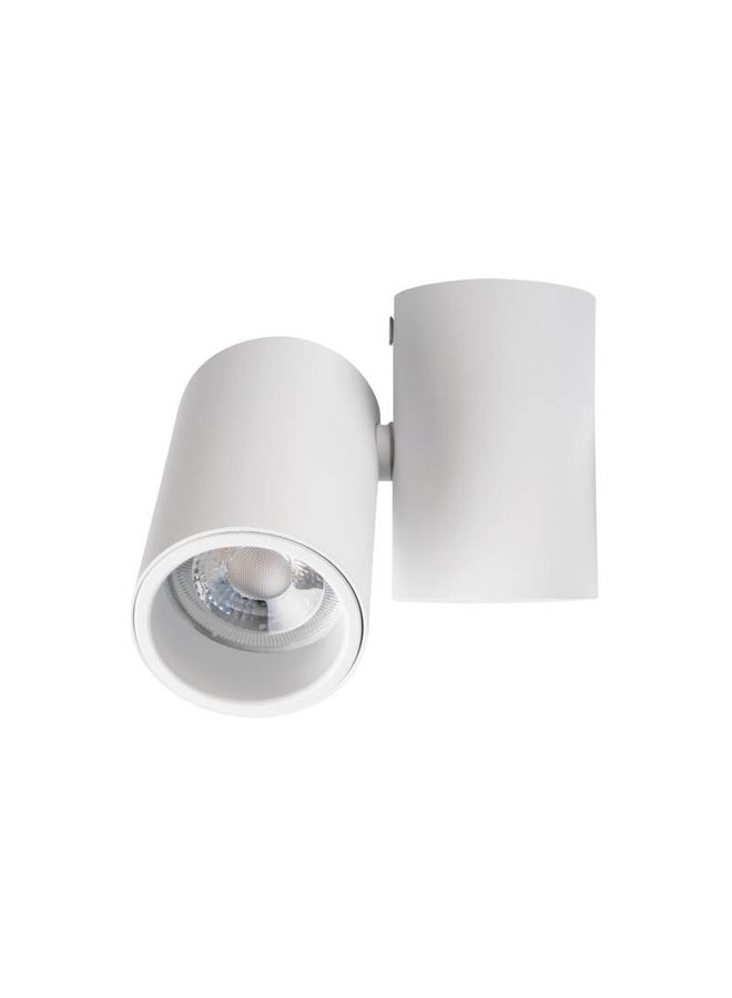 LED GU10 plafondspot verstelbaar wit - Enkelvoudig voor 1LED GU10 spot