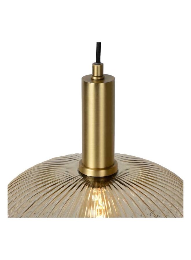 LED Hanglamp MALOTO goud bol - 1x E27 fitting - Amber