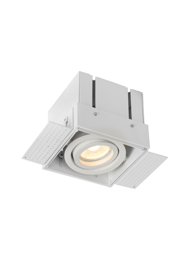 LED inbouwspot wit TRIMLESS - 1x GU10 fitting - 230V max. 50W