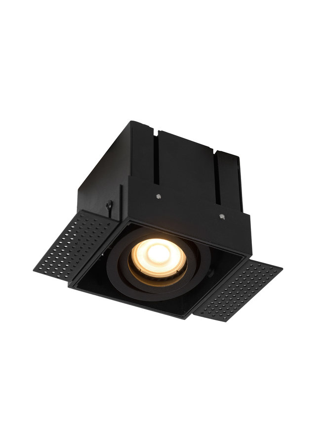 LED inbouwspot zwart TRIMLESS - 1x GU10 fitting - 230V max. 50W