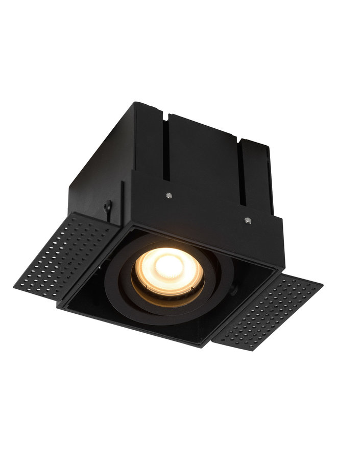 LED inbouwspot zwart TRIMLESS - 1x GU10 fitting - 230V max. 50W