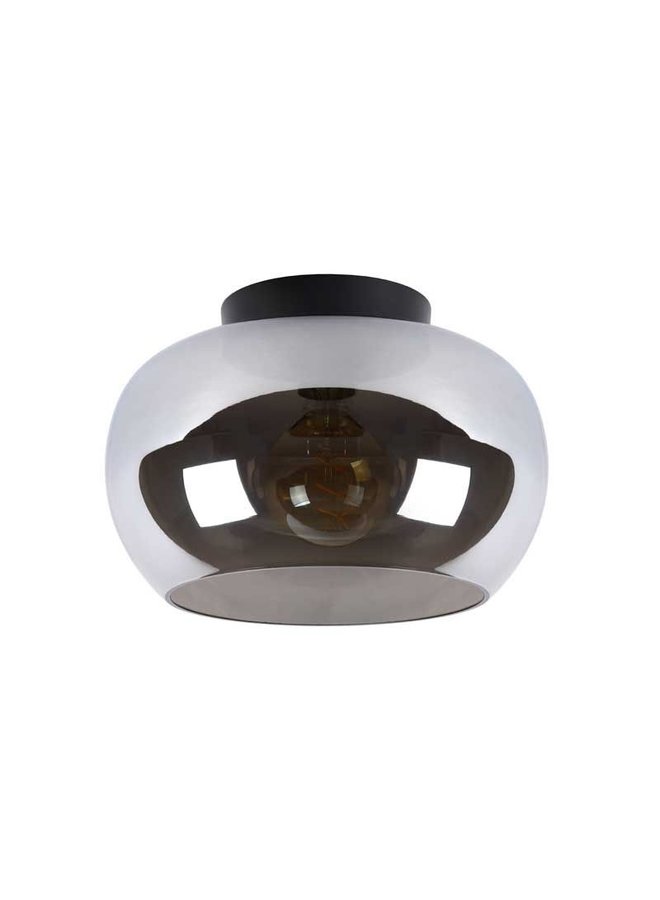 LED Plafondlamp JUDI - 1x E27 fitting - Fumé