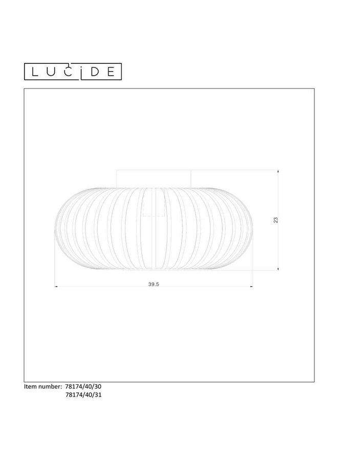 LED Plafondlamp MANUELA zwart - 1x E27 fitting