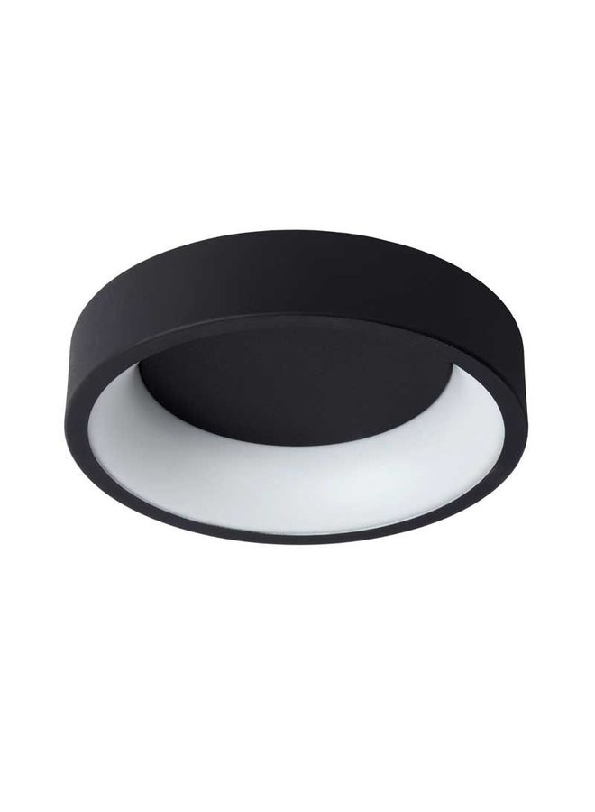 LED Plafondlamp TALOWE zwart rond - 22W 3000K - dimbaar