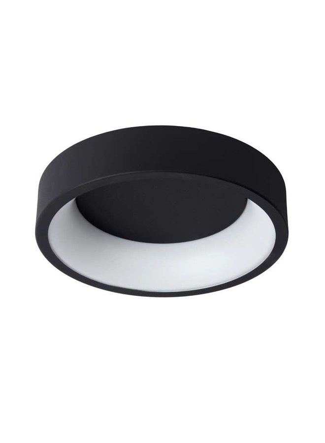 LED Plafondlamp TALOWE zwart rond - Ø 60 cm -LED Dimb. - 1x42W 3000K - Zwart