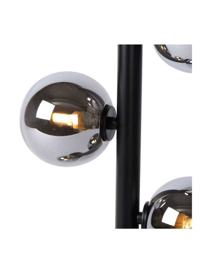 LED Plafondlamp TYCHO zwart - 4x G9 fitting - Fumé