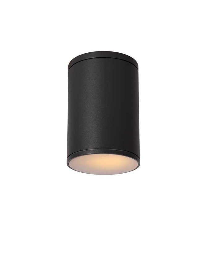 LED Plafondspot TUBIX antraciet - 1x E27 fitting - IP54